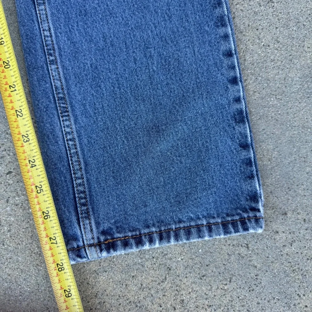 Levi's 505 Regular Fit Straight Leg Jeans Men 33x30‎ Blue Denim 100% Cotton